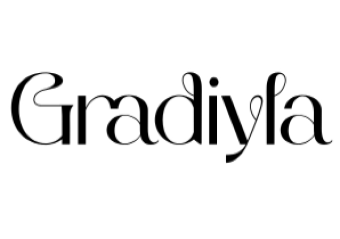 Gradiyla Font Preview