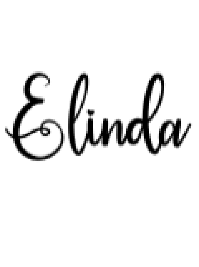 Elinda Font Preview