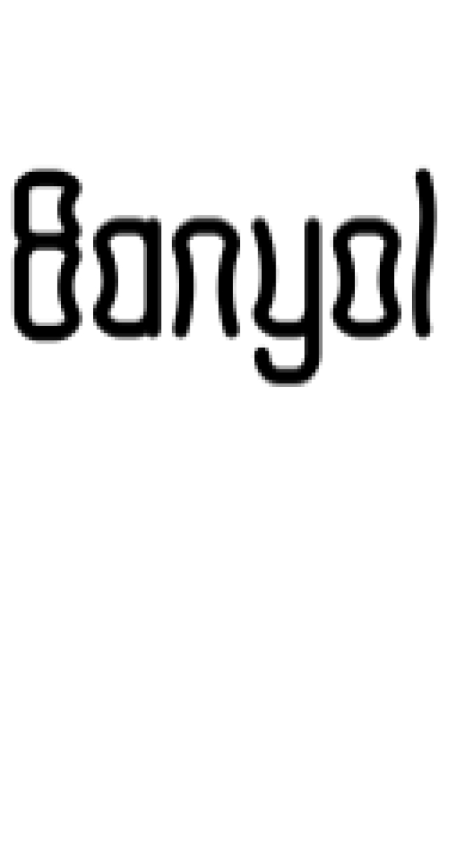 Banyol Font Preview