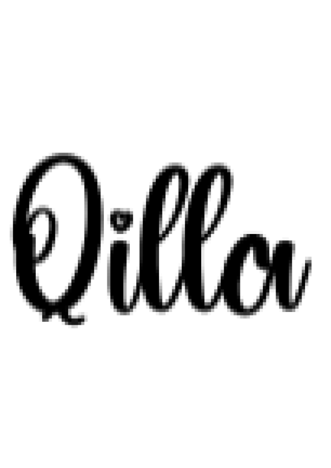 Qilla Font Preview