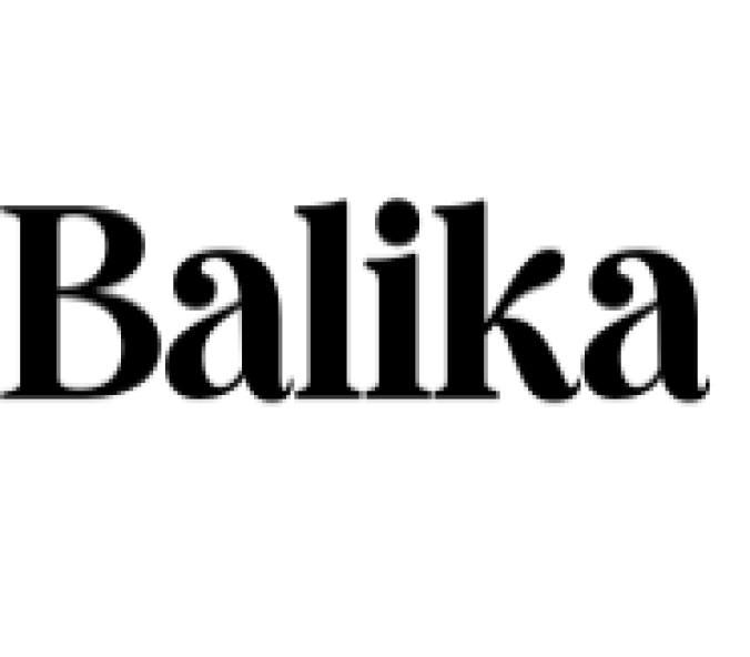 Balika Font Preview