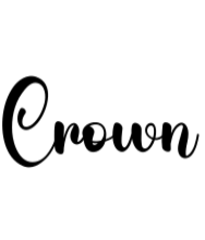 Crown Font Preview