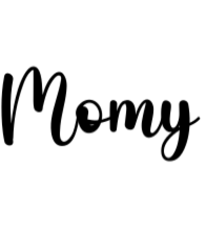 Momy Font Preview