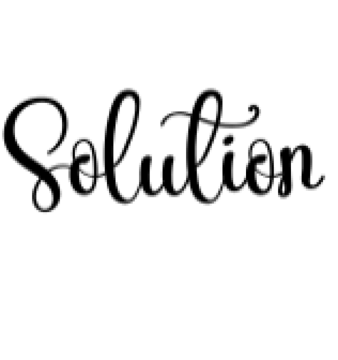 Solution Font Preview
