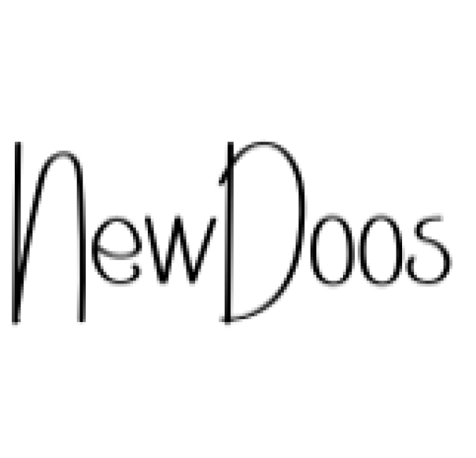 Newdoos Font Preview