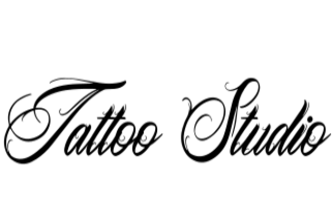 Tattoo Studio Font Preview