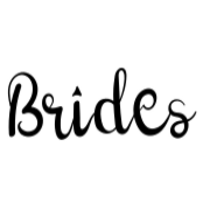 Brides Font Preview