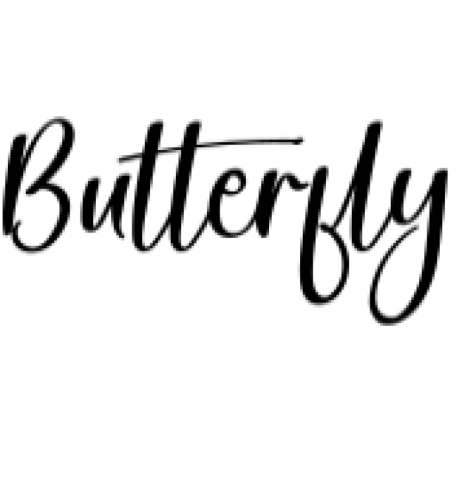 Butterfly Font Preview