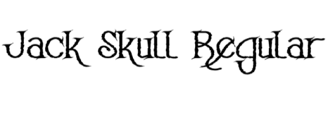 Jack Skull Font Preview