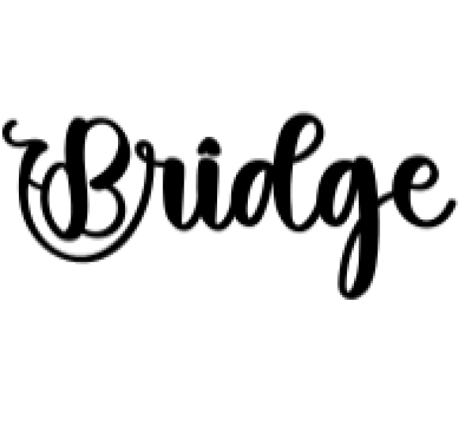Bridge Font Preview