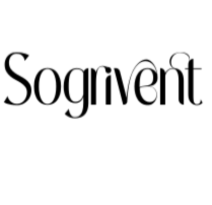 Sogrivent Font Preview