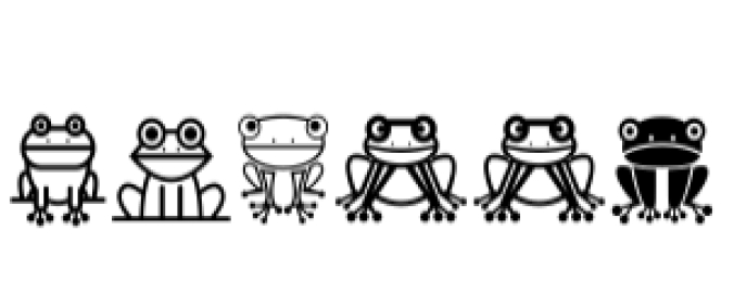 Froggy Font Preview