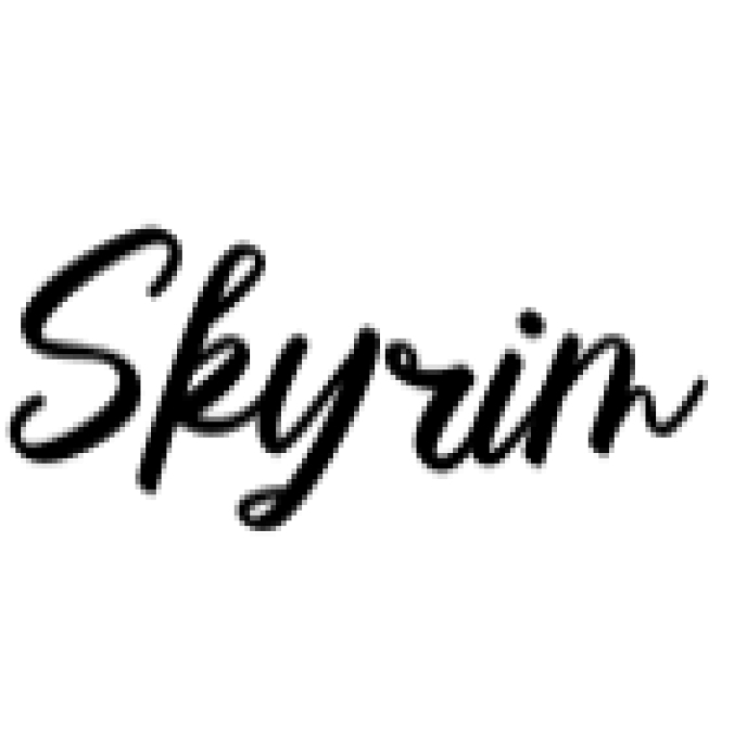 Skyrim Font Preview