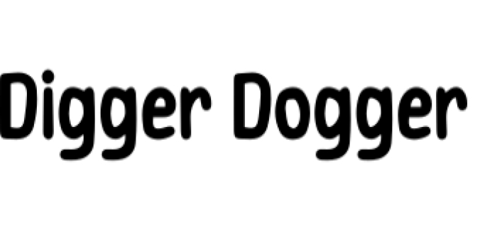 Digger Dogger Font Preview
