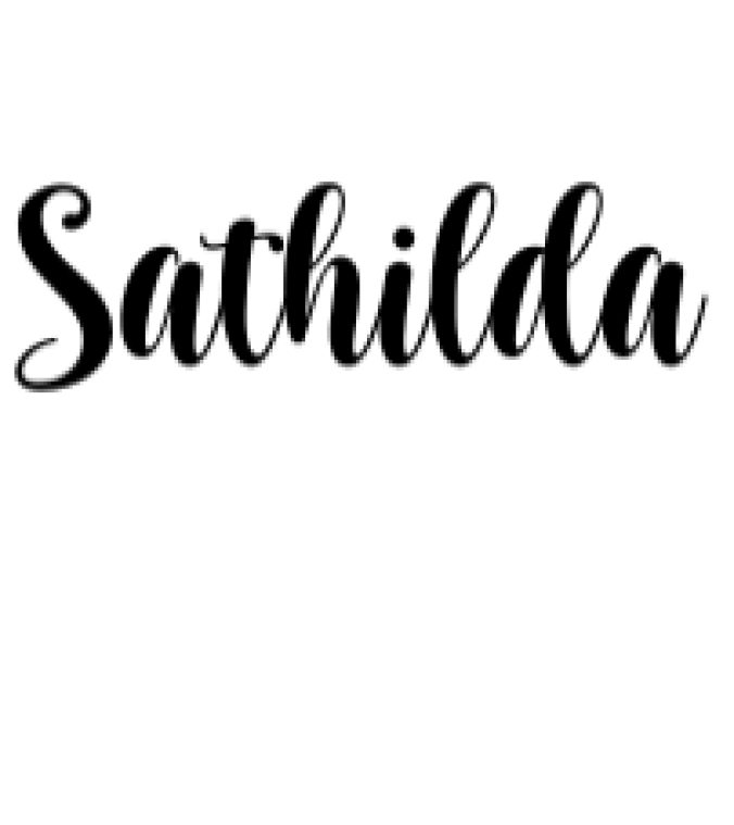 Sathilda Font Preview