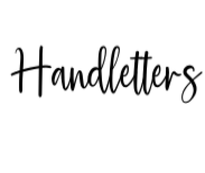 Handletters Font Preview