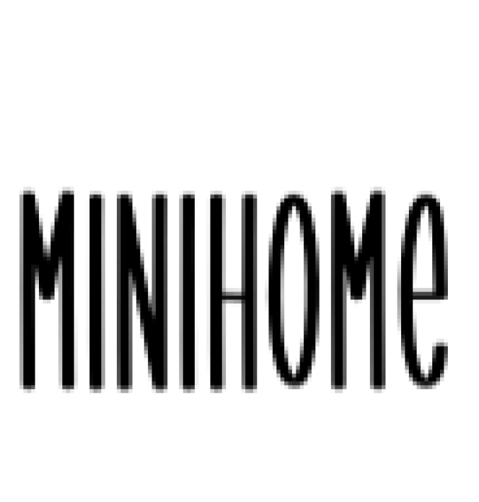 Minihome Font Preview