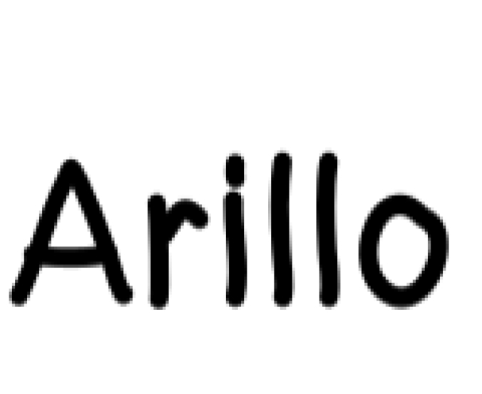 Arillo Font Preview