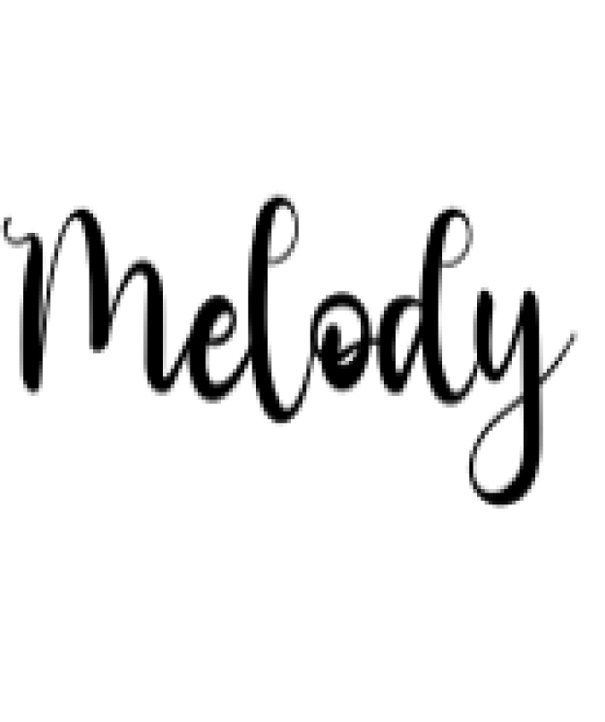 Melody Font Preview