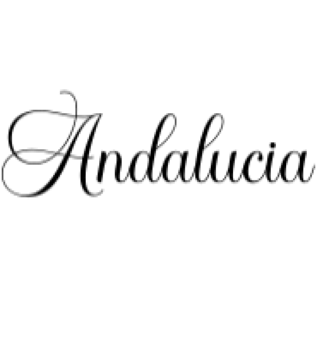 Andalucia Font Preview