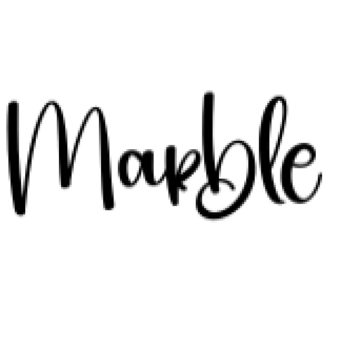 Marble Font Preview