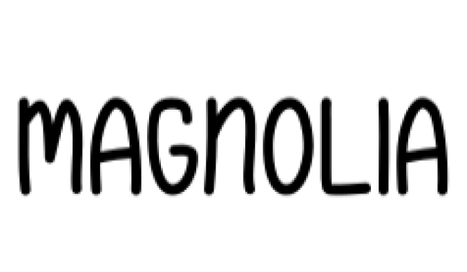 Magnolia Font Preview