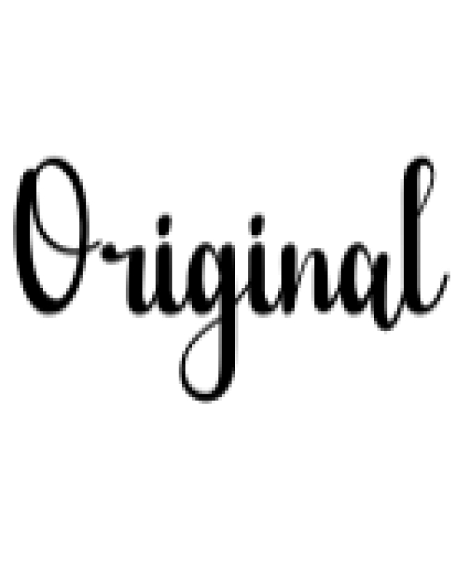 Original Font Preview