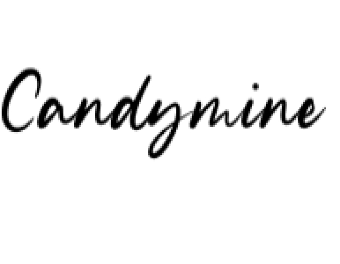Candymine Font Preview