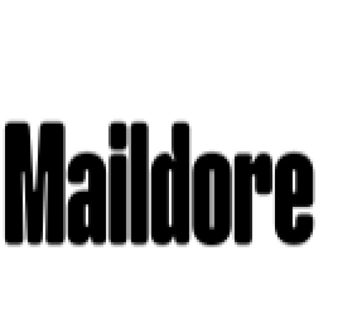 Maildore  Font Preview