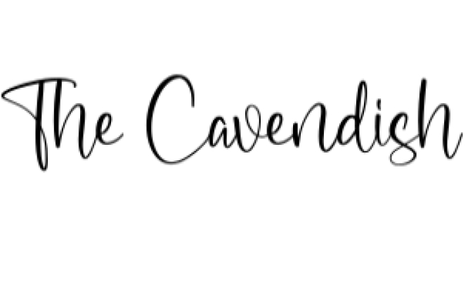 The Cavendish Font Preview