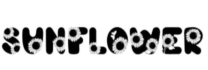 Sunflower Font Preview