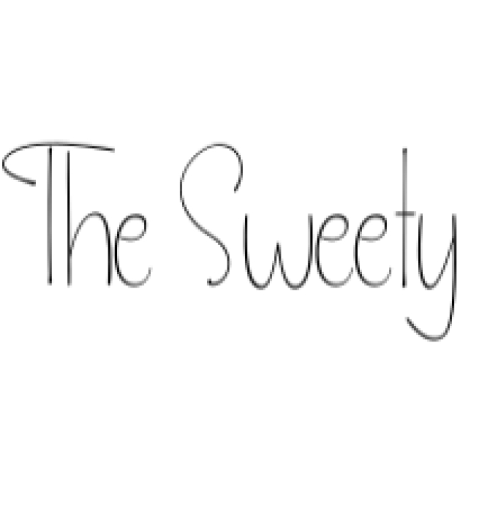 The Sweety Font Preview