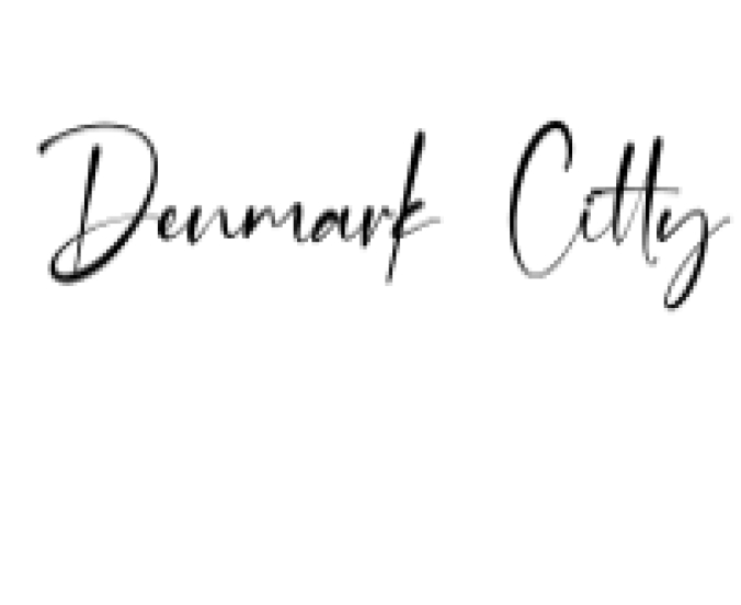 Denmark Citty Font Preview