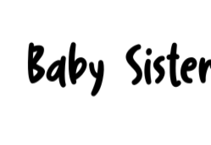 Baby Sister Font Preview