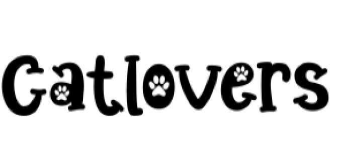 Catlovers Font Preview