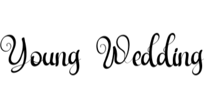 Young Wedding Font Preview