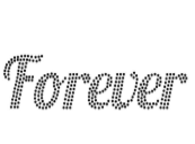 Forever Font Preview