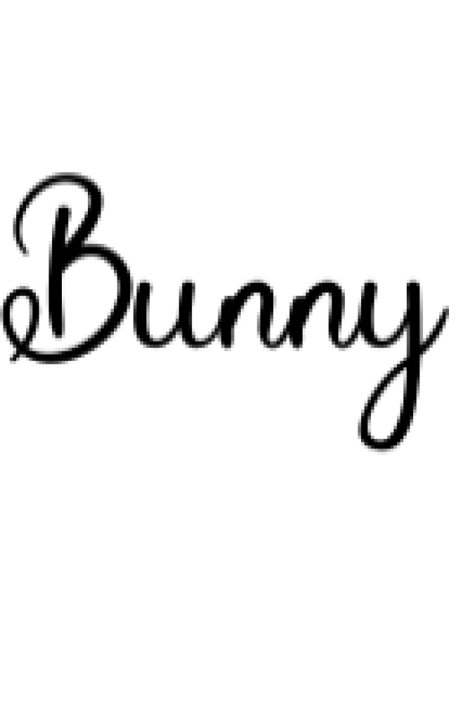 Bunny Font Preview