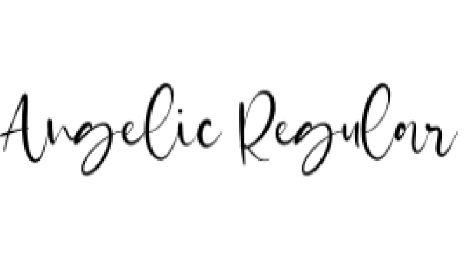 Angelic Font Preview