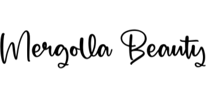 Mergolla Beauty Font Preview