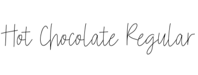 Hot Chocolate Font Preview