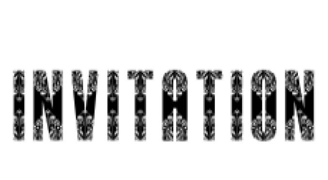 Invitation Font Preview