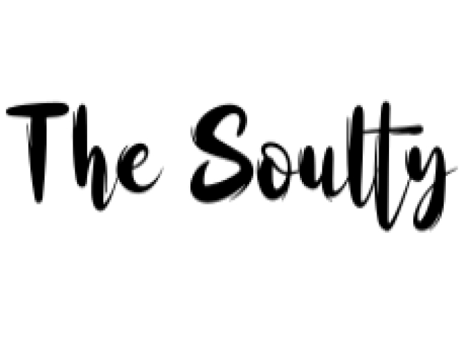 The Soulty Font Preview