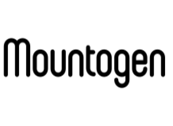 Mountogen Rounded Font Preview