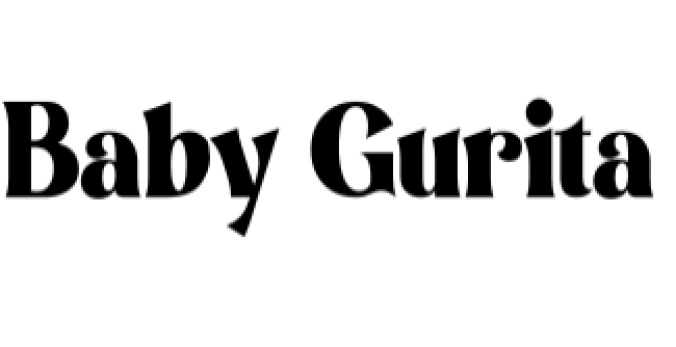 Baby Gurita Font Preview