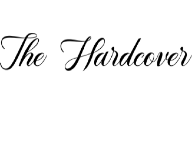 The Hardcover Font Preview