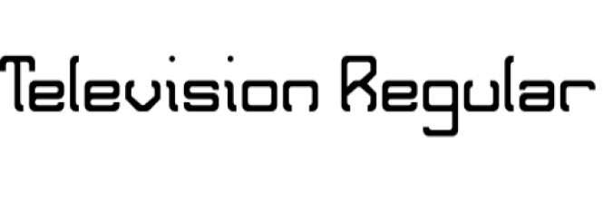 Television Font Preview