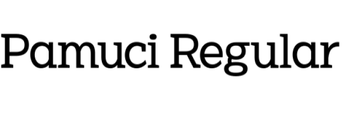Pamuci Font Preview