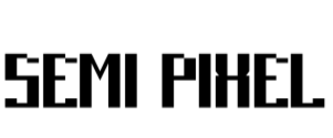 Semi Pixel Font Preview