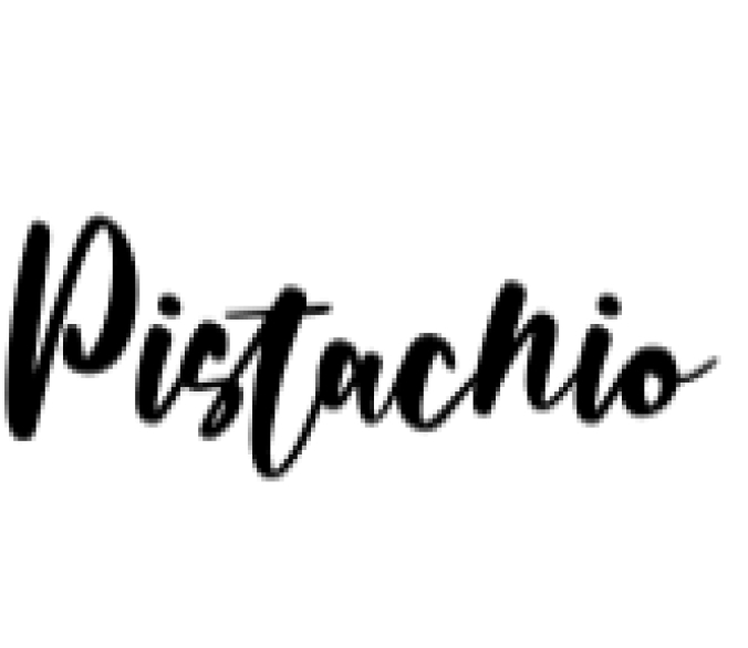 Pistachio Font Preview